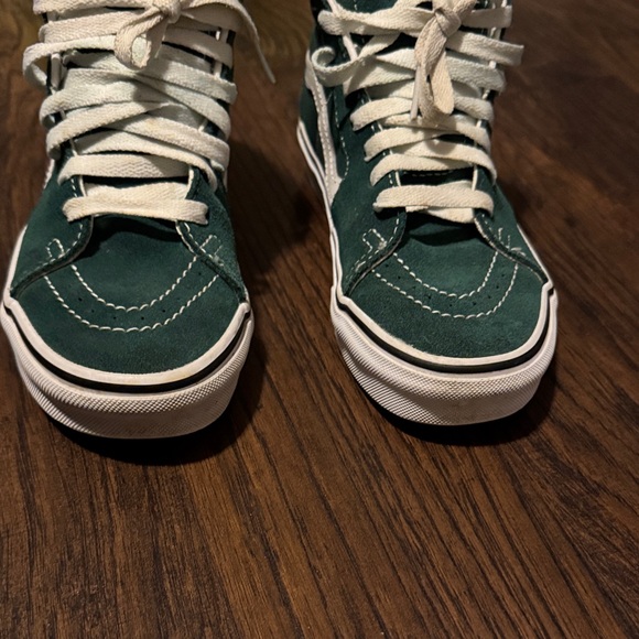 Vans Forest Green High-Tops with White Details - Picture 6 of 12